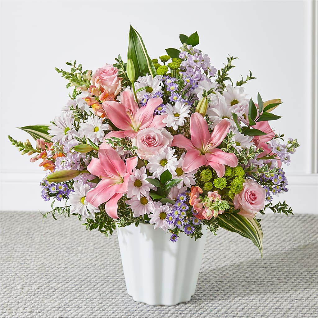 Abundant Compassion Floor Basket –  Panda Flowers Canada Inc, Calgary AB