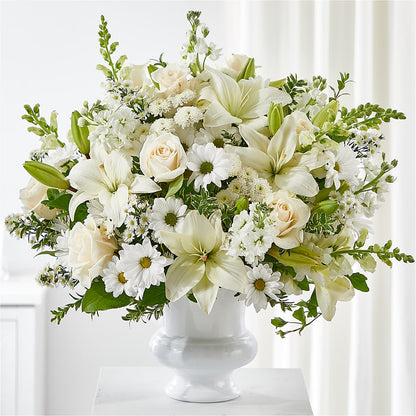 Uplifting Urn Arrangement –  Panda Flowers Canada Inc, Calgary AB