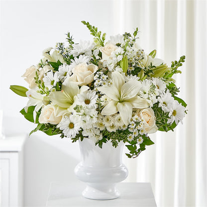 Uplifting Urn Arrangement –  Panda Flowers Canada Inc, Calgary AB