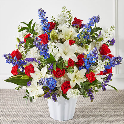 Consoled Floor Basket –  Panda Flowers Canada Inc, Calgary AB
