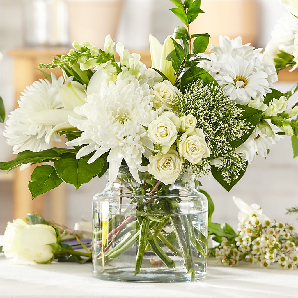 Classic Ivory – A Florist Original –  Panda Flowers Canada Inc, Calgary AB