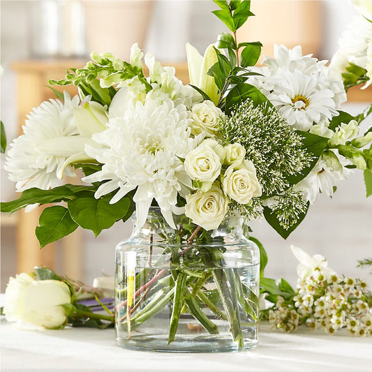 Classic Ivory – A Florist Original –  Panda Flowers Canada Inc, Calgary AB