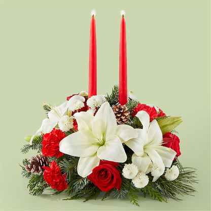 Seasonal Festivities Centerpiece –  Panda Flowers Canada Inc, Calgary AB