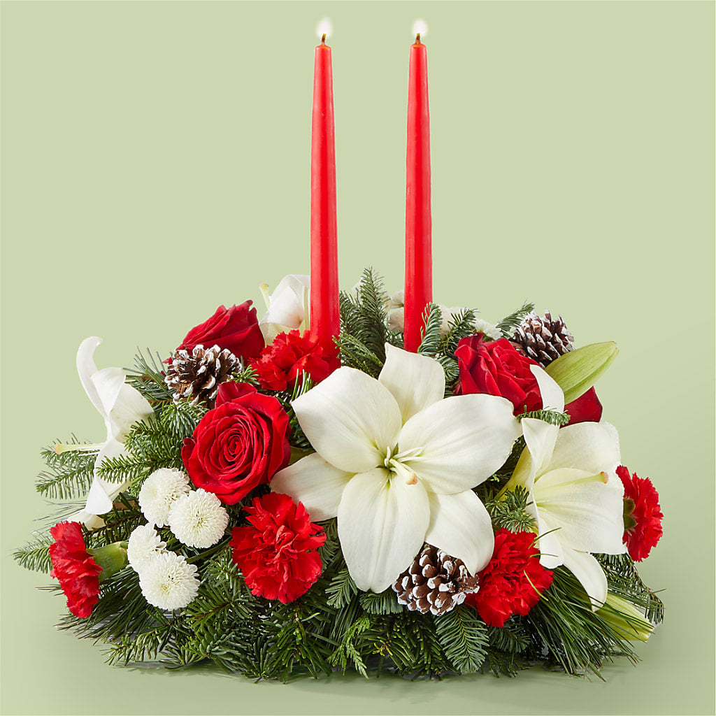 Seasonal Festivities Centerpiece –  Panda Flowers Canada Inc, Calgary AB