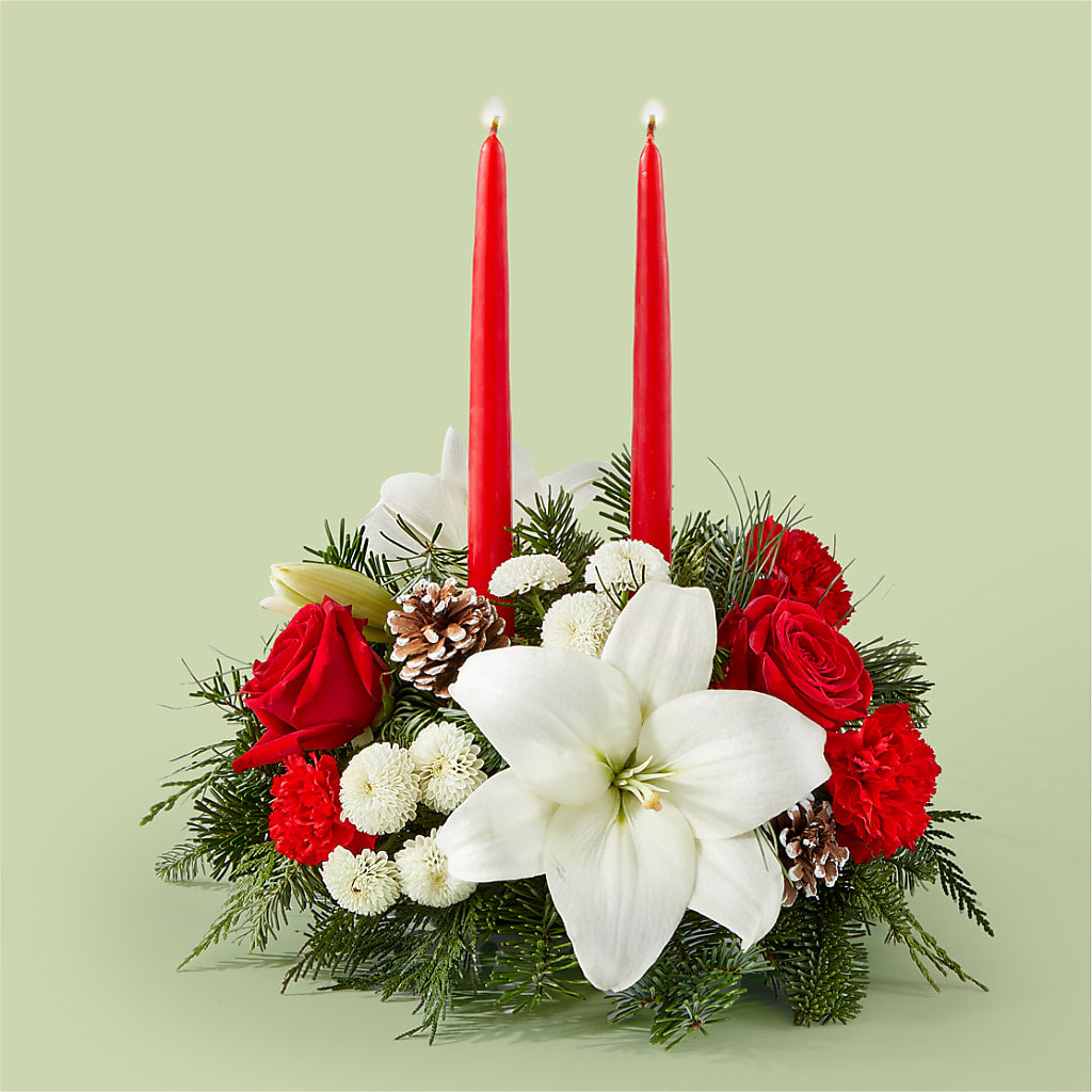 Seasonal Festivities Centerpiece –  Panda Flowers Canada Inc, Calgary AB