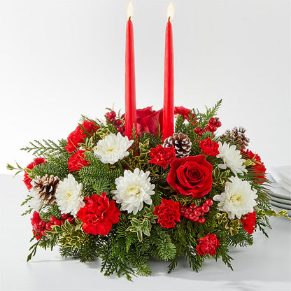 Holiday Soiree Centerpiece –  Panda Flowers Canada Inc, Calgary AB