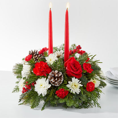 Holiday Soiree Centerpiece –  Panda Flowers Canada Inc, Calgary AB