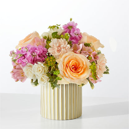 Paradise Bouquet with Ivory Vase –  Panda Flowers Canada Inc, Calgary AB
