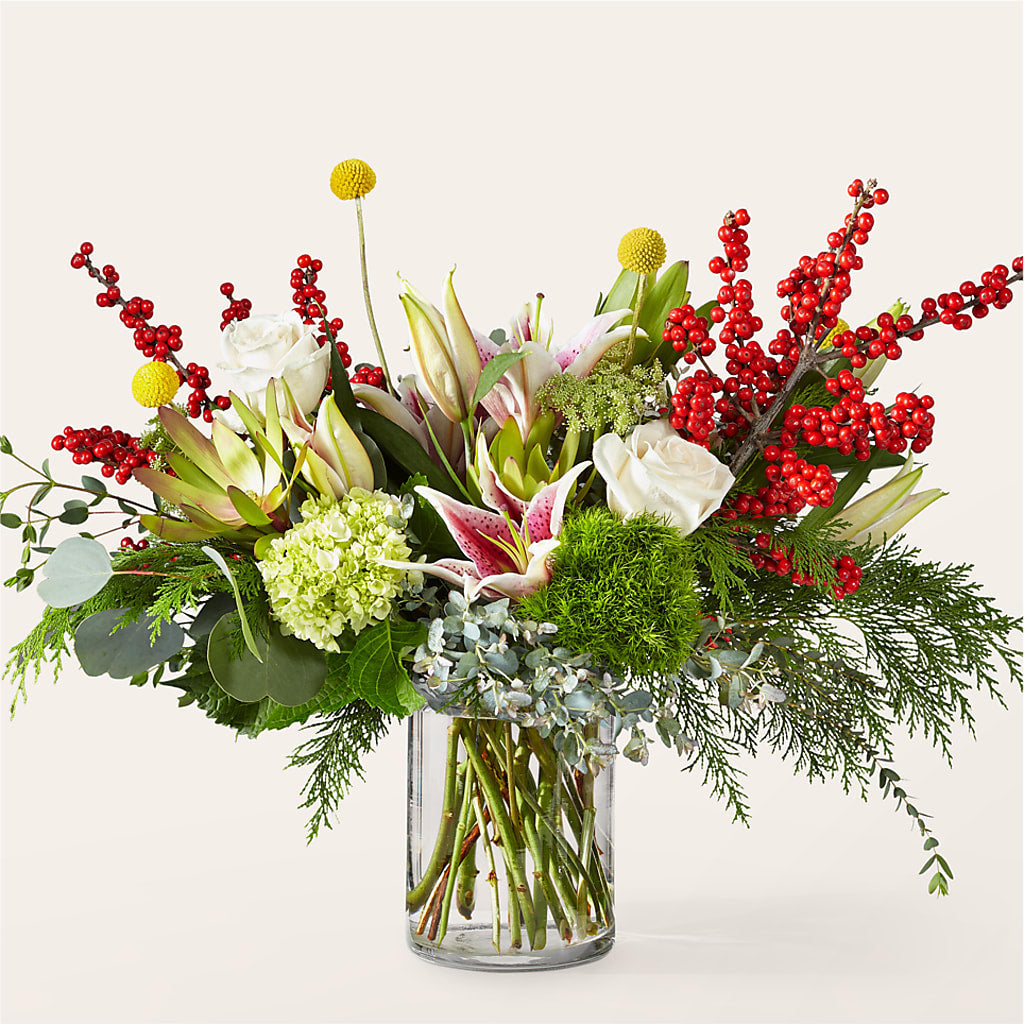 Berry & Bright Bouquet –  Panda Flowers Canada Inc, Calgary AB