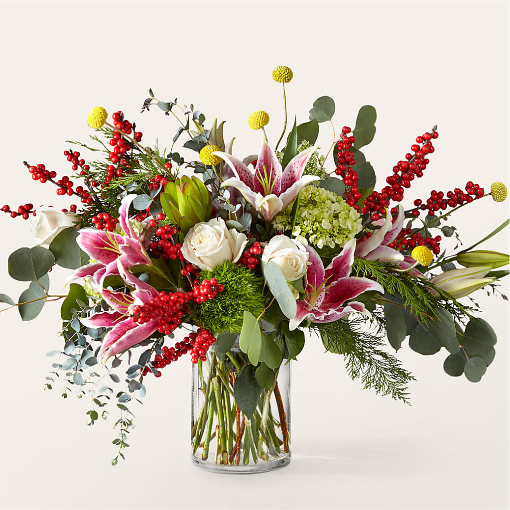 Berry & Bright Bouquet –  Panda Flowers Canada Inc, Calgary AB