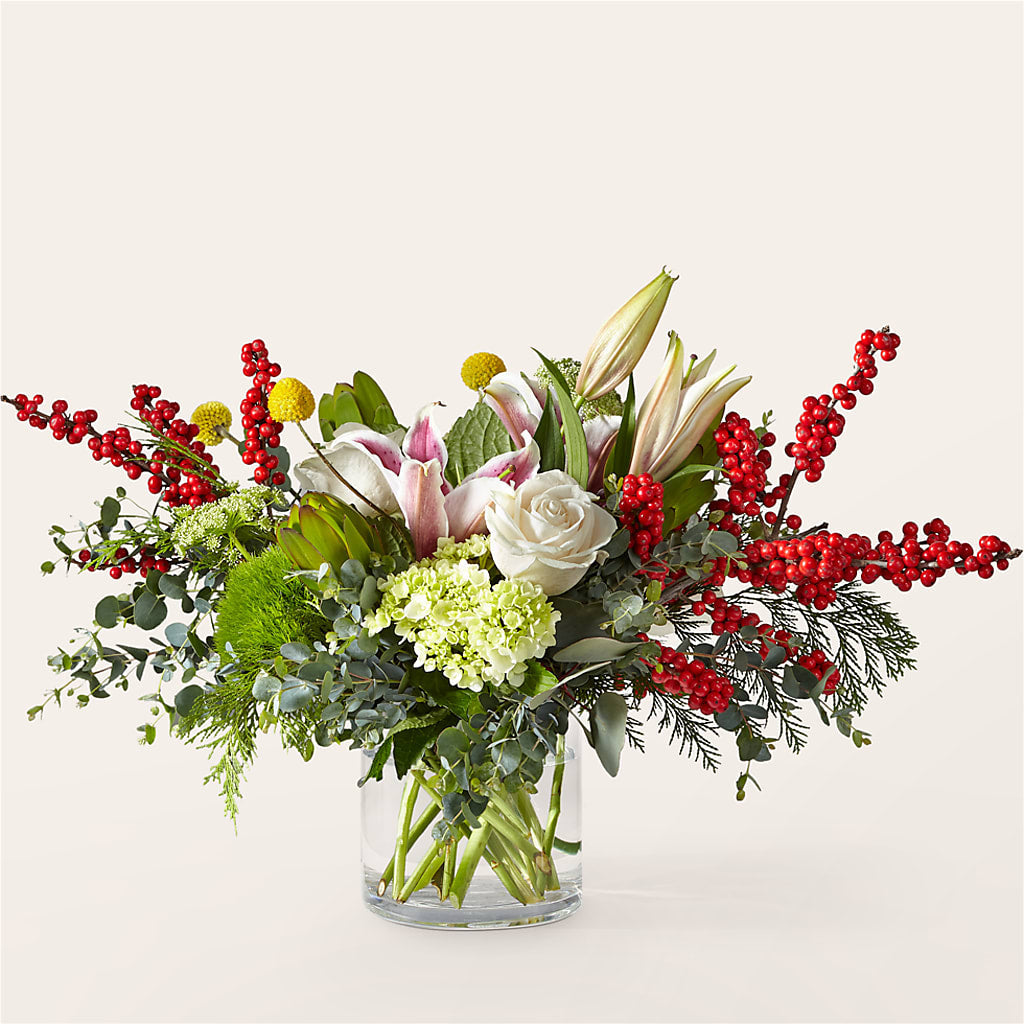Berry & Bright Bouquet –  Panda Flowers Canada Inc, Calgary AB