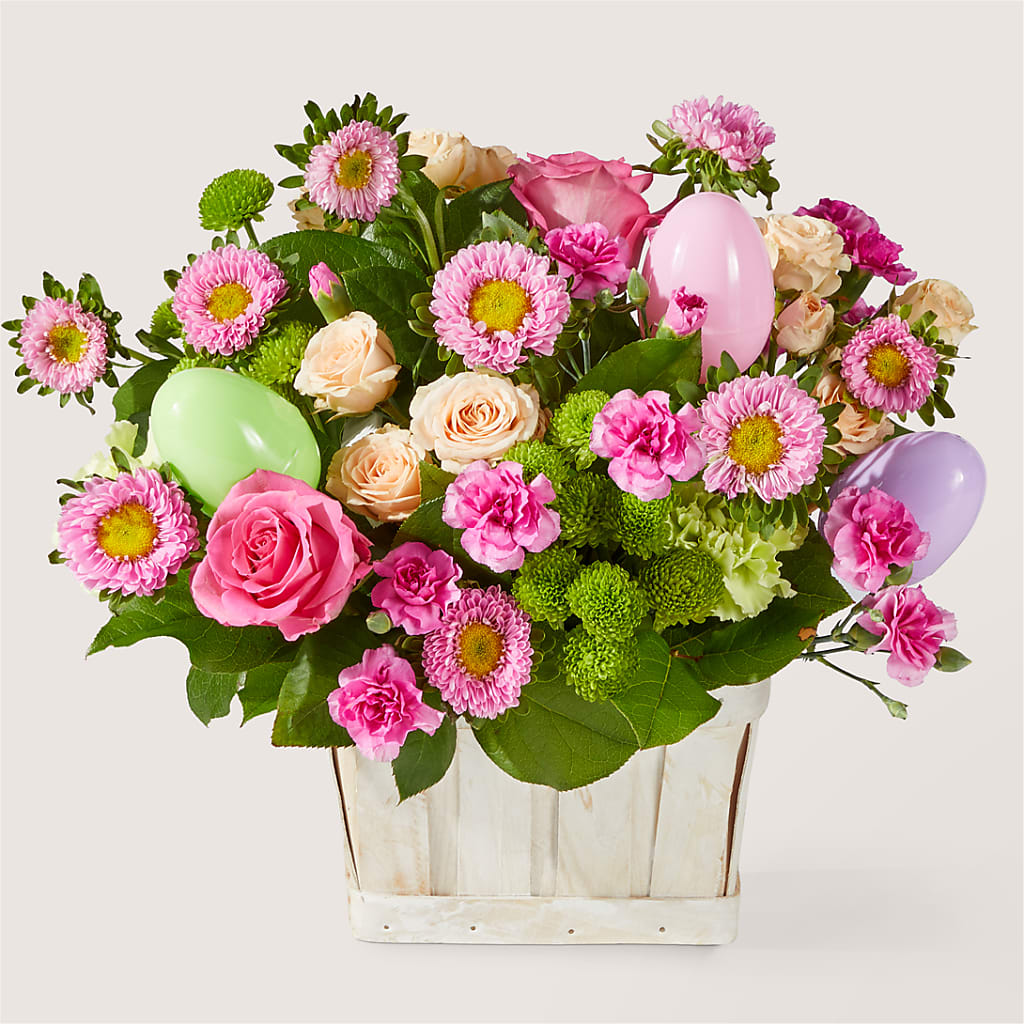 Get Eggcited Basket –  Panda Flowers Canada Inc, Calgary AB