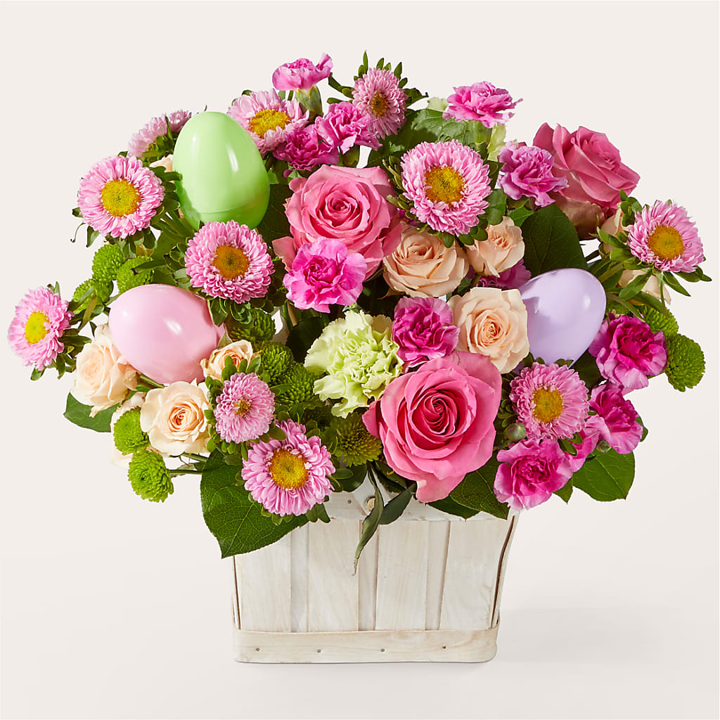 Get Eggcited Basket –  Panda Flowers Canada Inc, Calgary AB