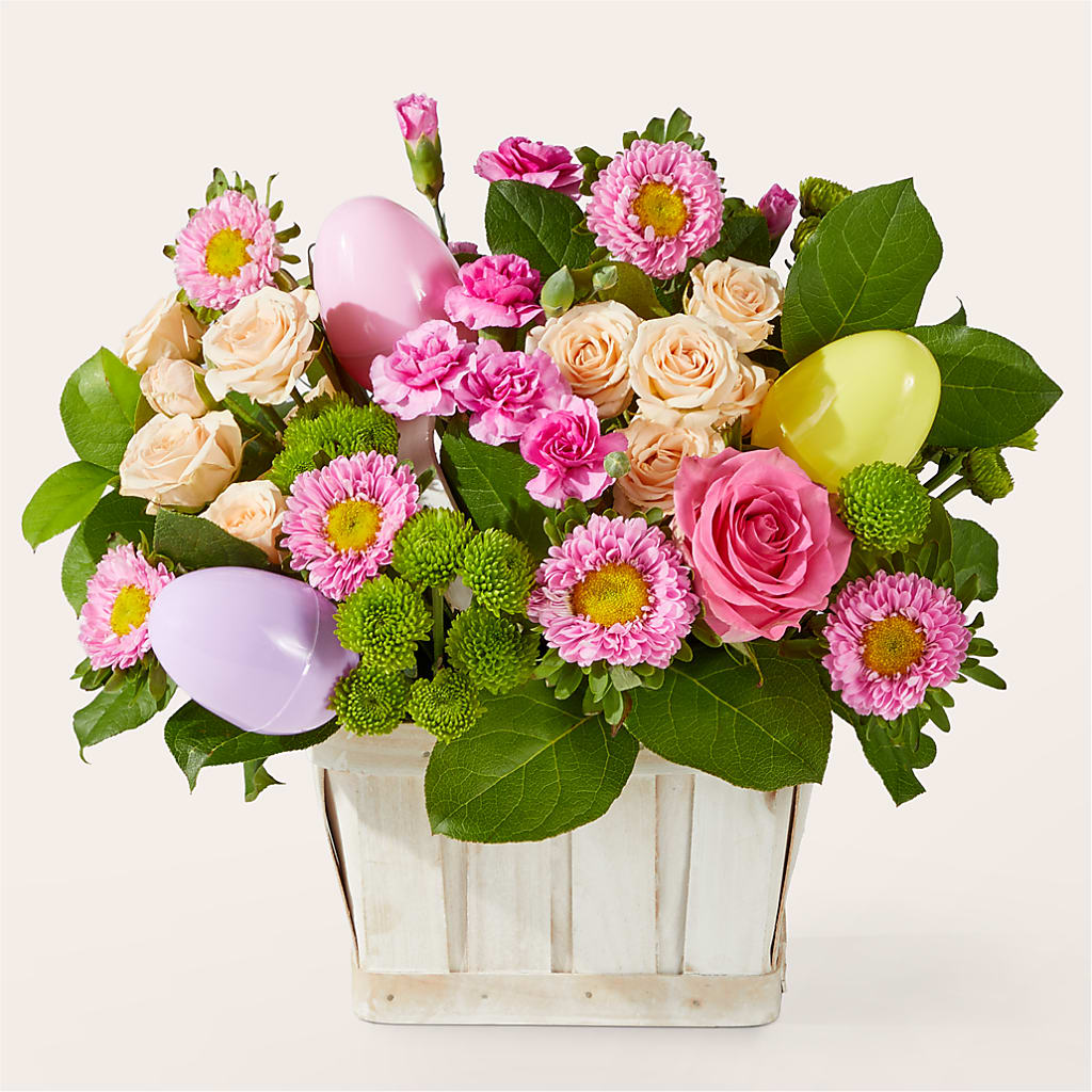 Get Eggcited Basket –  Panda Flowers Canada Inc, Calgary AB